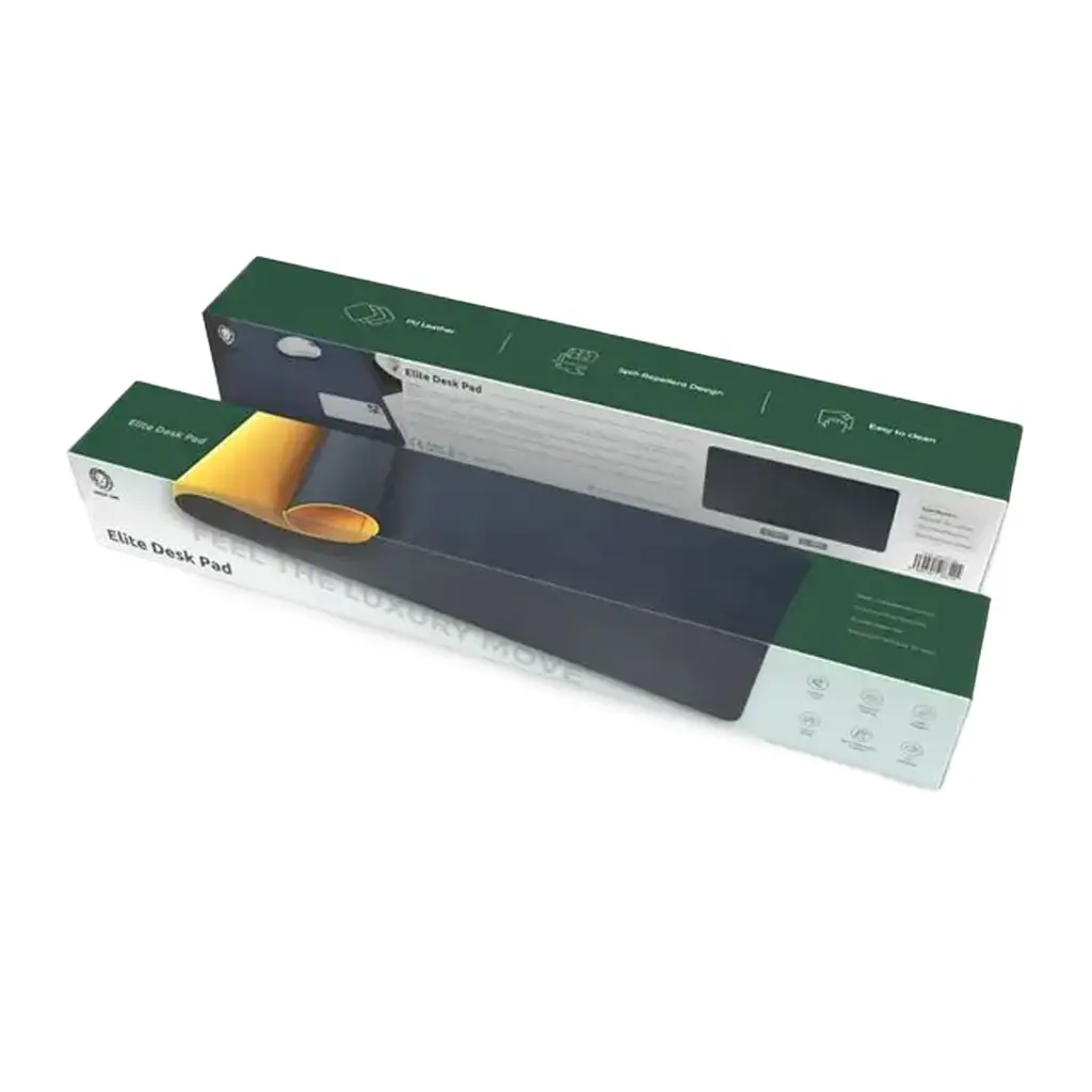 Green Lion Elite Desk Leather Mouse Pad Yellow Blue [GNELDPADYLBL].webp