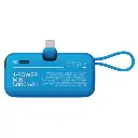 Momax 1-Power Mini 5000mAh Bulit-in foldable USB-C Battery pack (Blue) (1).webp
