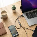 Powerology Argos Dual USB-C Cables with Connector - Grey9.webp