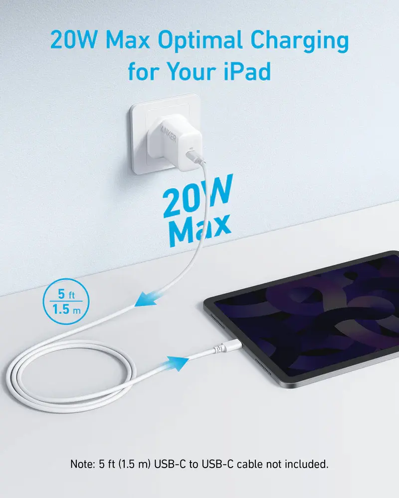 Anker 312 20W Wall Charger -White.webp