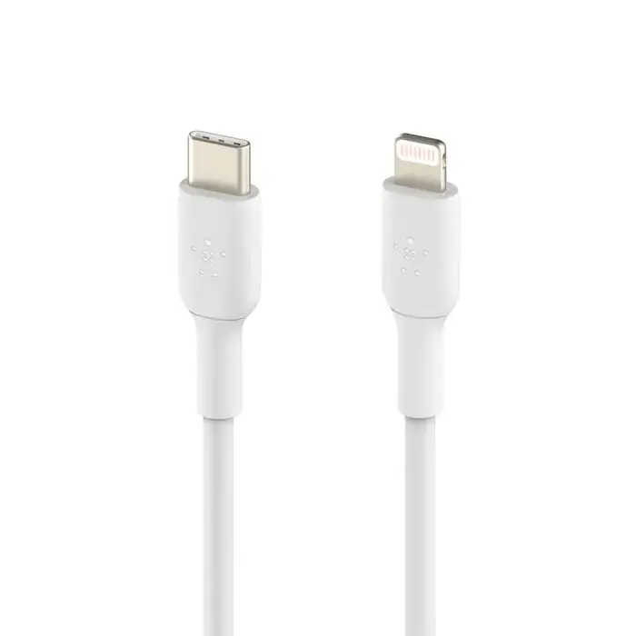 [745883788422] BELKIN 1M BOOSTCHARGE USB-C to Lightning Cable, White.webp