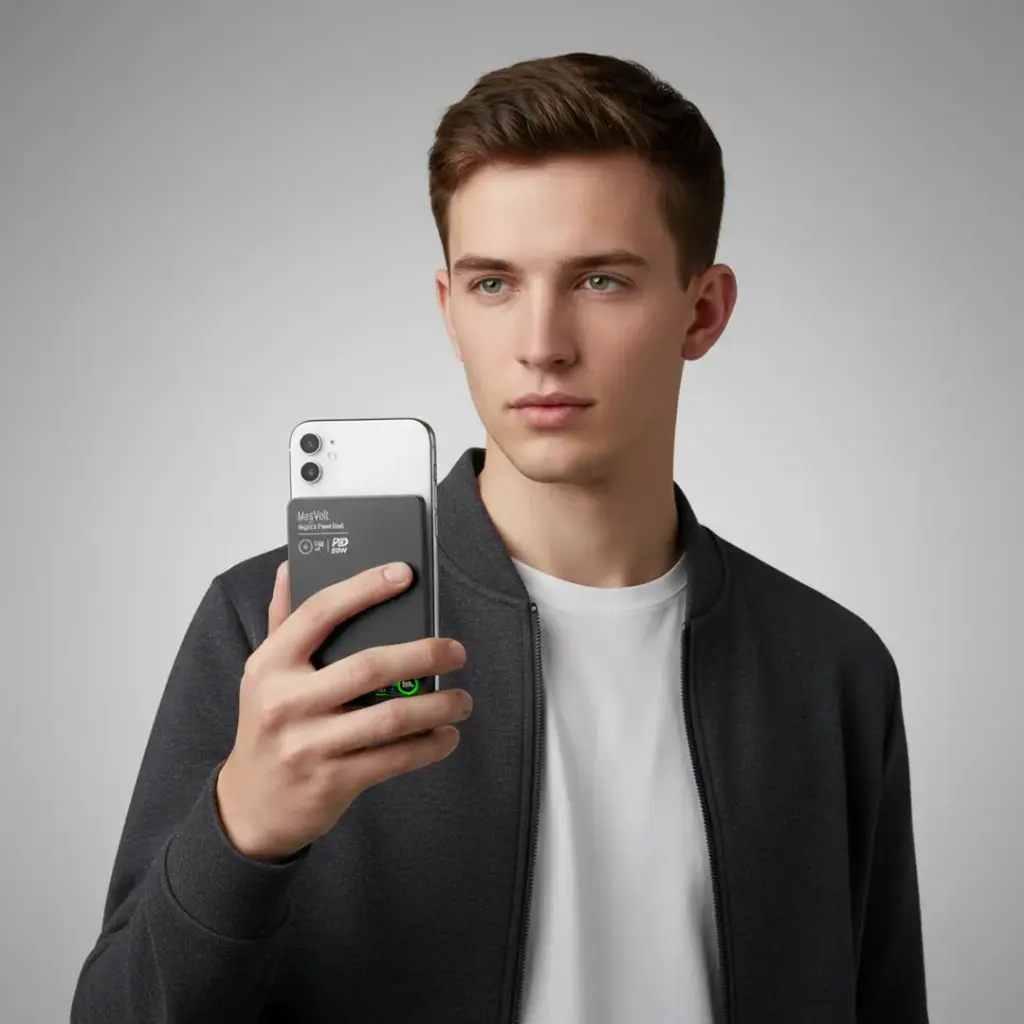 Powerology MagVolt 5000mAh Magnetic Power Bank - Black69 (2).webp