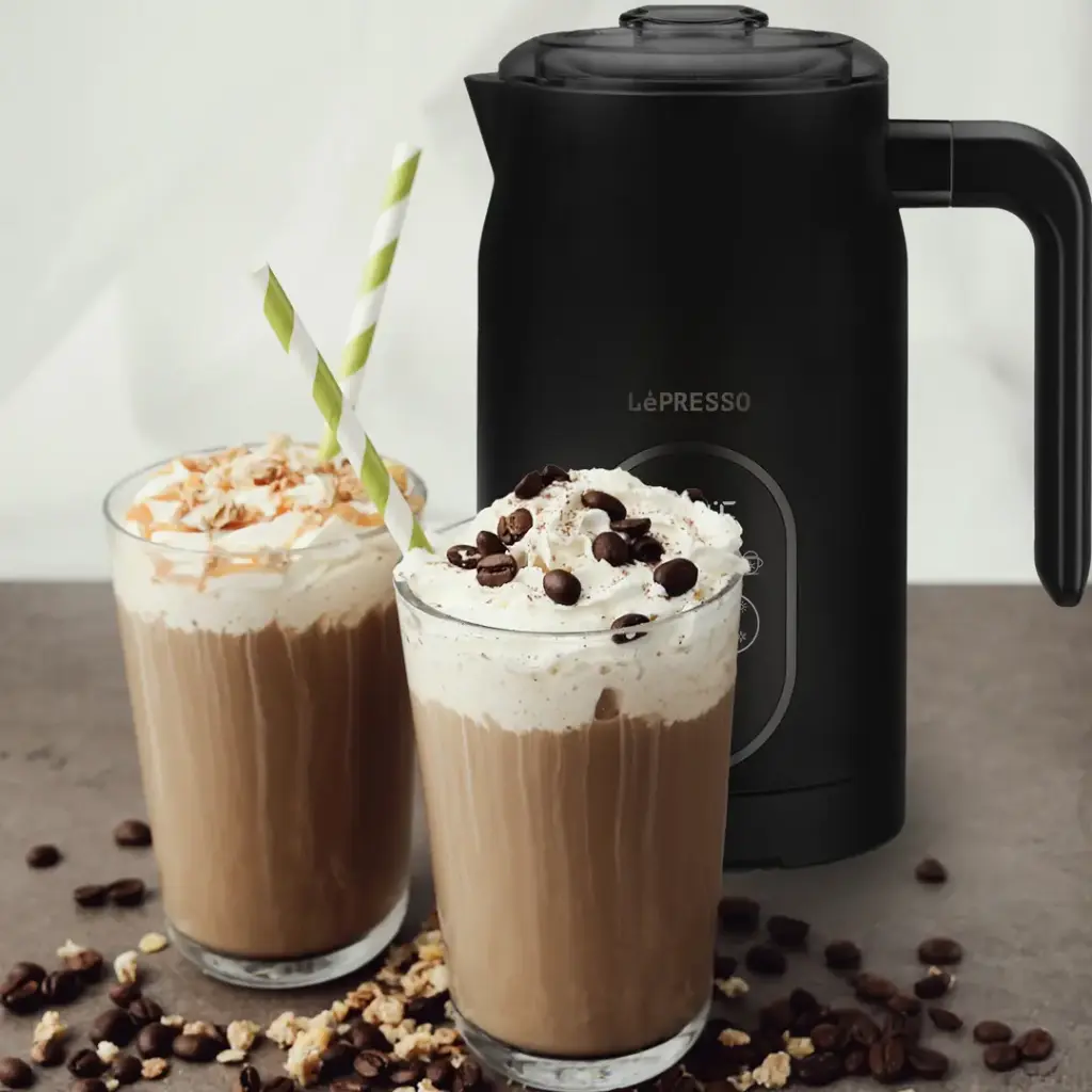 Lepresso Four Froth Milk Frother - Black.webp