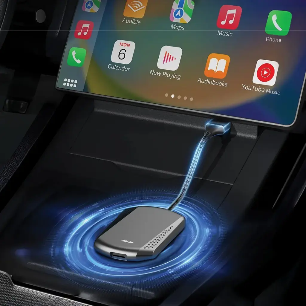 Green Lion 2 in 1 CarPlay Adapter 2GB Ram - Black (4).webp
