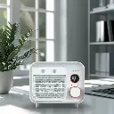 Porodo Lifestyle Mini Mist Fan Desktop Air Cooler - White2.webp