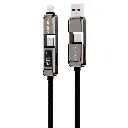 Porodo 4-in-1 High-Speed Charging Cable - Grey2.webp