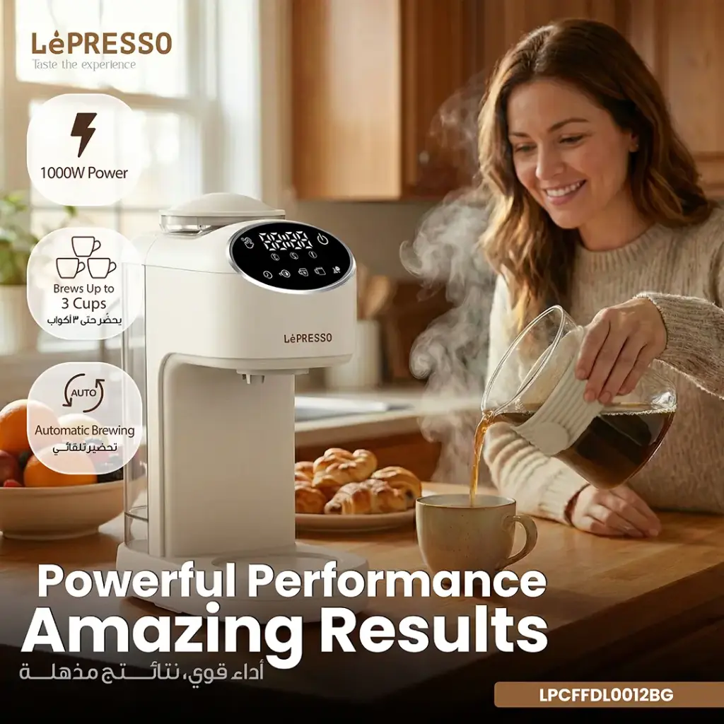 Lepresso Drip Lab Grind & Brew Automatic Coffee Machine - Beige.webp