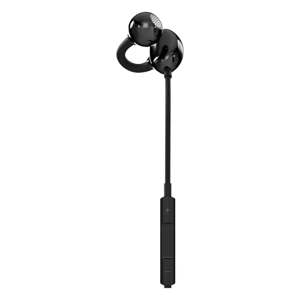 Powerology Clip-On Wired Earphones (USB-C, Earhook) (PWCWES12BK).webp