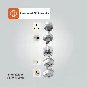 Porodo 150+ Countries Universal AC Adapters - White.webp