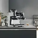 Lepresso Dual Boiler Espresso Machine with Conical Grinder & Pressure Gauge - Silver3.webp