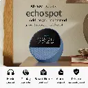 Amazon - Echo Spot Smart Alarm Clock With Arabic Language - Blue.webp