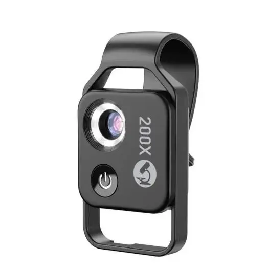 Apexel 200X Phone Microscope Lens, Black