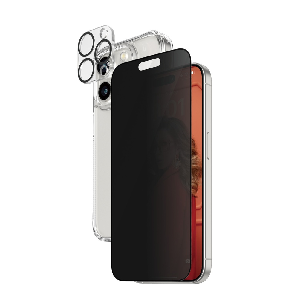 PanzerGlass iPhone 15 Pro UWF Privacy Bundle