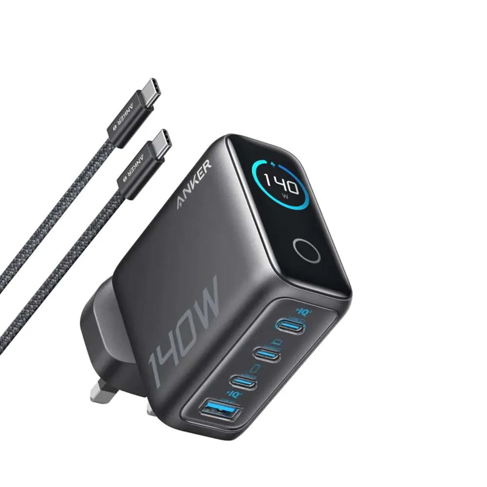 Anker Zolo 140W 4-Port GAN Charger, Black