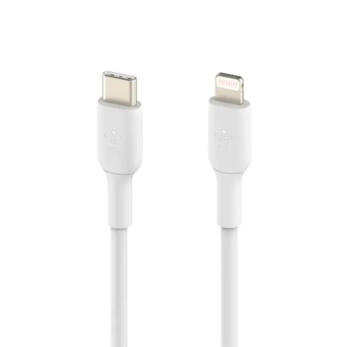 BELKIN 1M BOOSTCHARGE USB-C to Lightning Cable, White