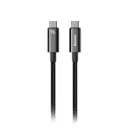 Baseus Tungsten Gold 1M 240W USB-C to USB-C Cable, Black