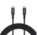 Aukey Circlet Blink 100W 1.8M USB-C to USB-C Cable, Black