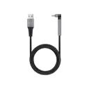 Energea 1.5M Autotough Edge USB-A to Lightning Cable, Gunmetal