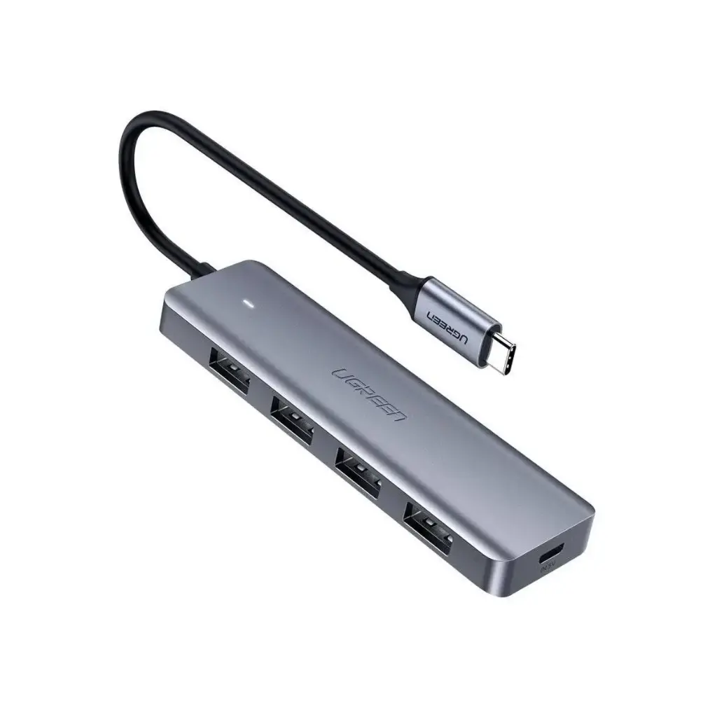 محور USB C UGREEN بأربعة مداخل