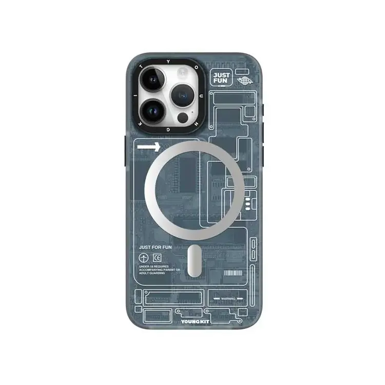 YOUNGKIT IPHONE 15 PRO MAGSAFE TECH, GRAY