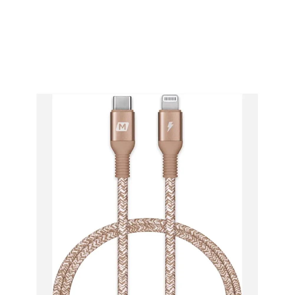 كابل لايتنينج إلى تايب سي إيليت لينك بطول 1.2 متر من مومكس - لون ذهبي