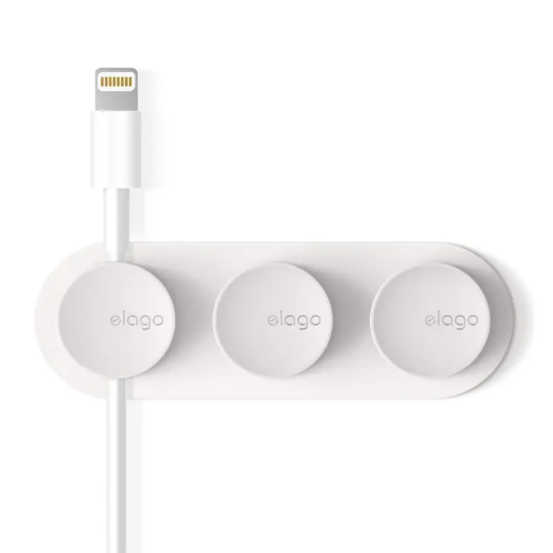 Elago Magnetic Cable Management Buttons, White