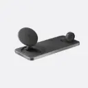 Bazic GoMag 3-in-1 Wireless Charging Station, Black