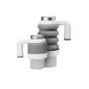 غلاية كهربائية محمولة قابلة للطي للسيارة من جرين لايون - لون أبيض