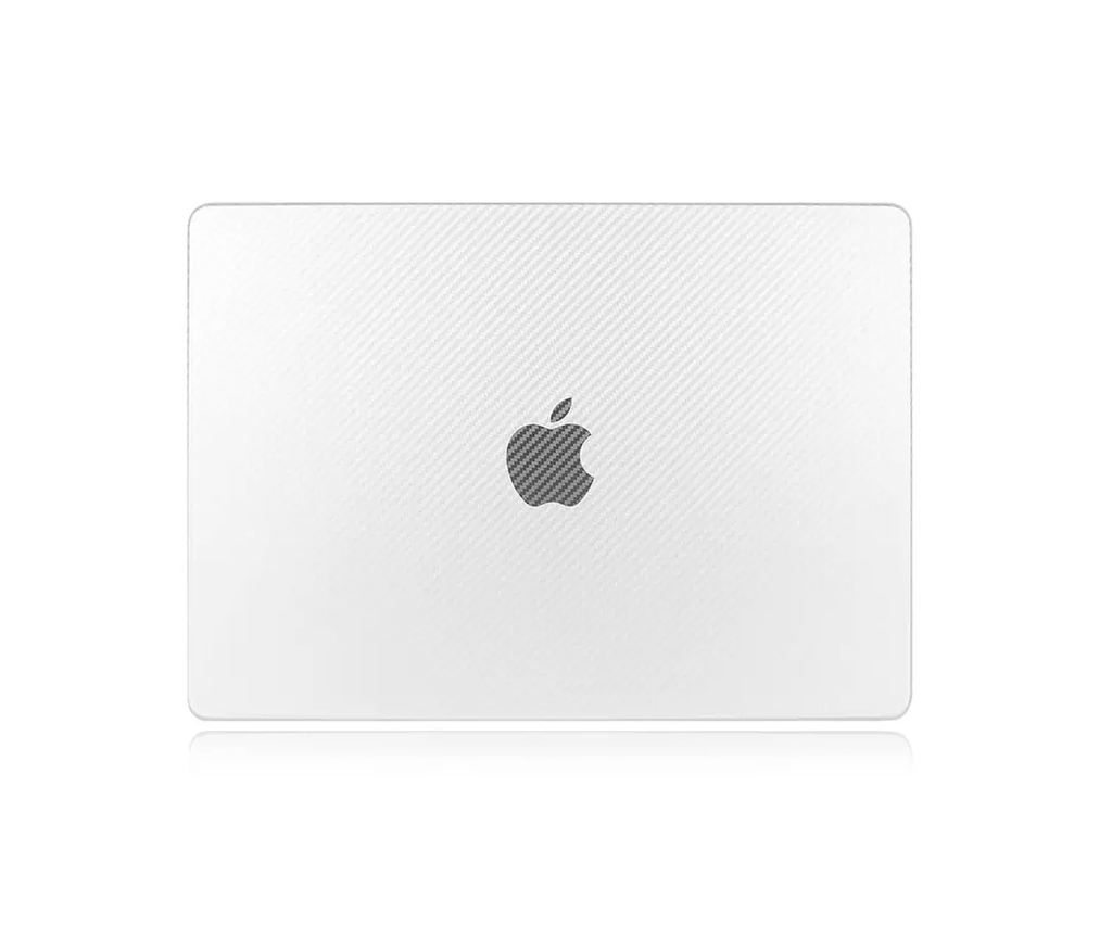 Green Macbook Pro 14 Carbon Fiber Hard Sheli, Clear