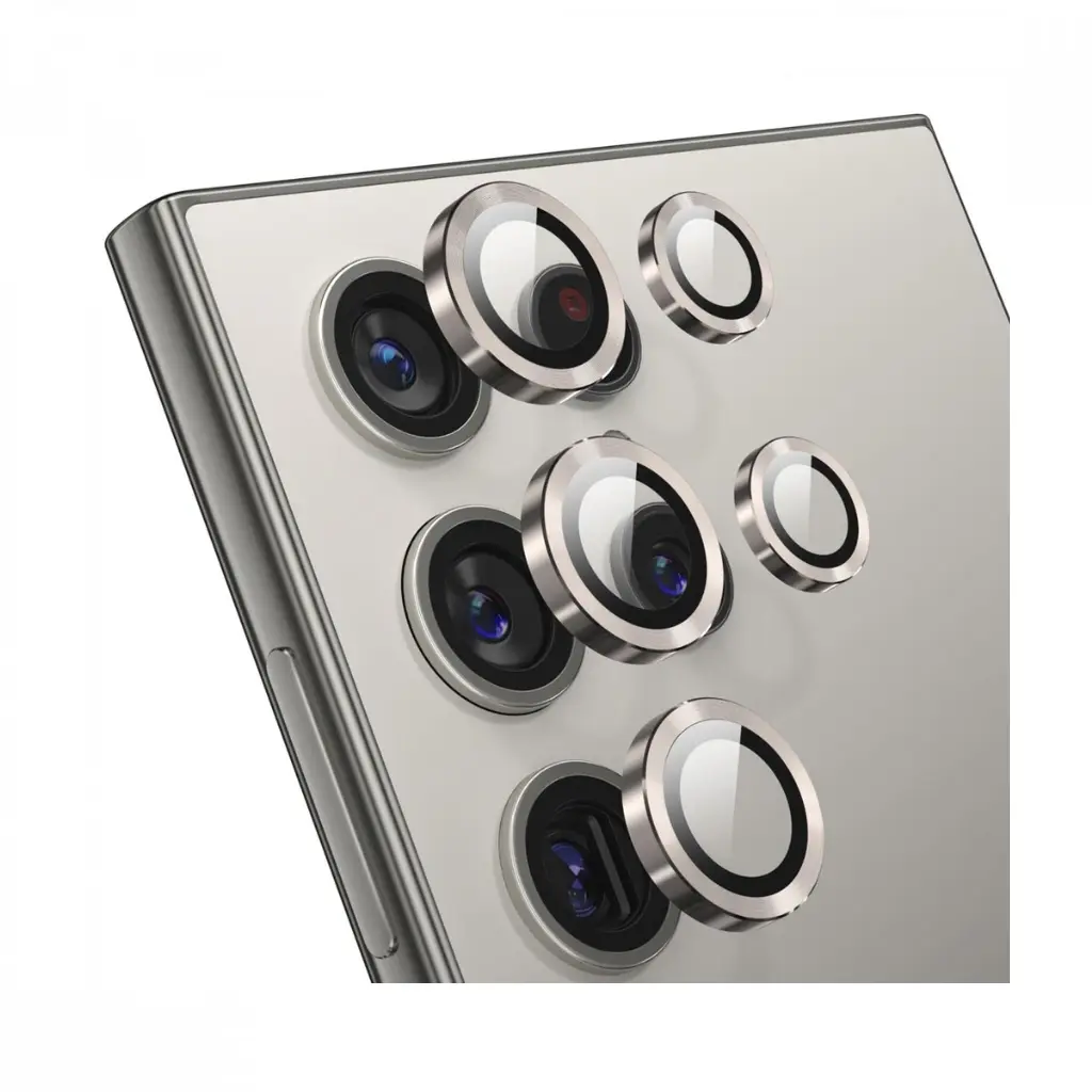 Green Samsung Galaxy S24 Ultra Camera Lens Armor, Gray