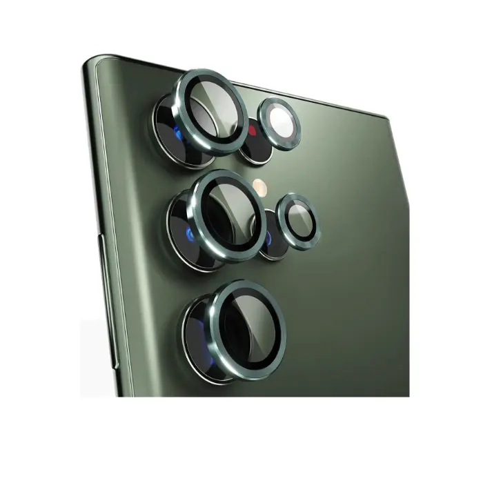 Green Samsung Galaxy S23 Ultra Camera Lens Armor, Green