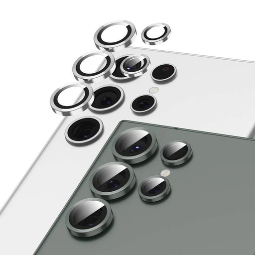 درع عدسة كاميرا جالكسي اس 23 ألترا من سامسونج - لون أبيض