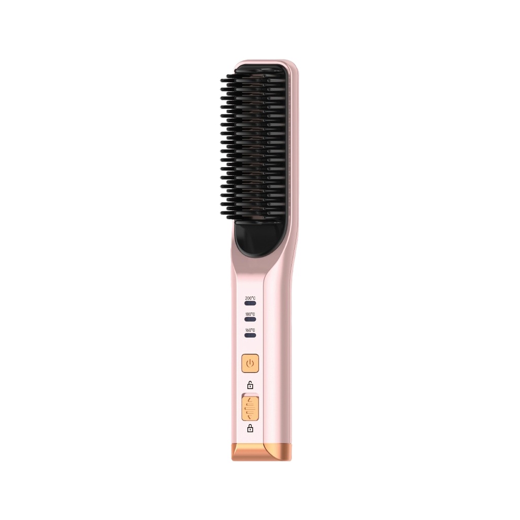 Green Lion Cordless Beard & Hair Straightner, Pink