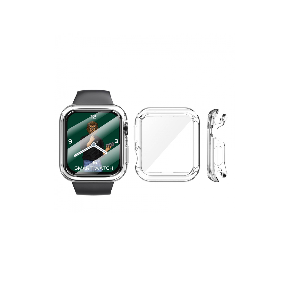 Green Apple Watch 42mm Guard Plus PC Case, Clear
