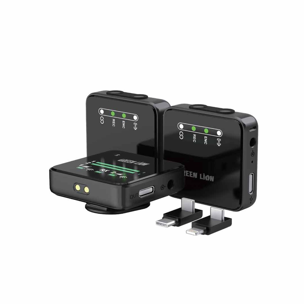 Green GLM- Professional Wireless Mic, Black