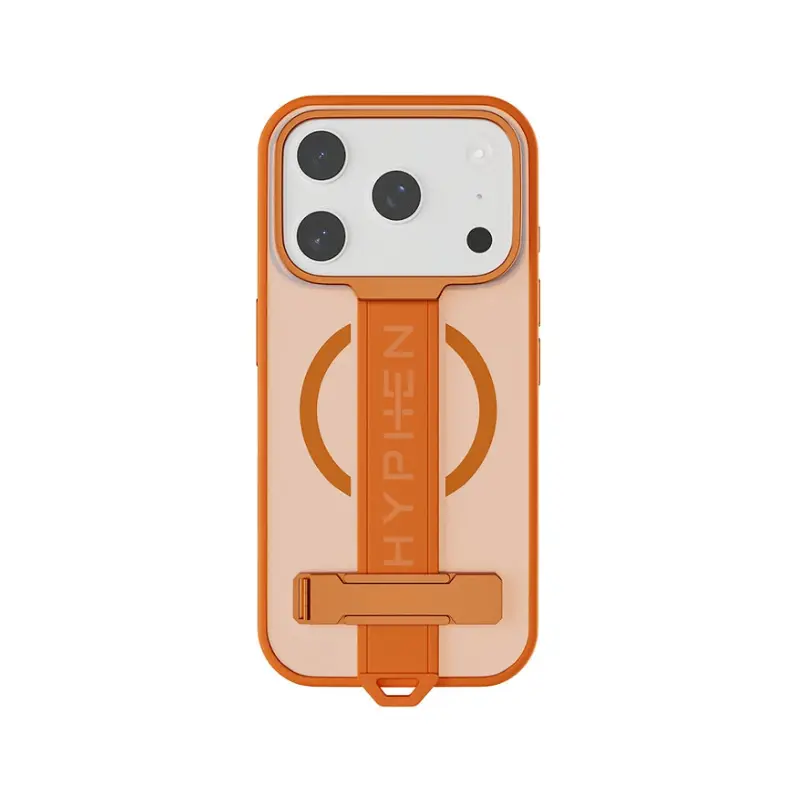 HYPHEN FLEX Grip iPhone 17 Pro, Tangerine