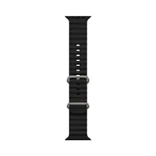 Smartix Premium Silicone Band For Apple Watch 49/45/44/42mm Black