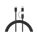 Smartix 60W 3-IN1 Type-C Fast Charge Cable 1M - Black