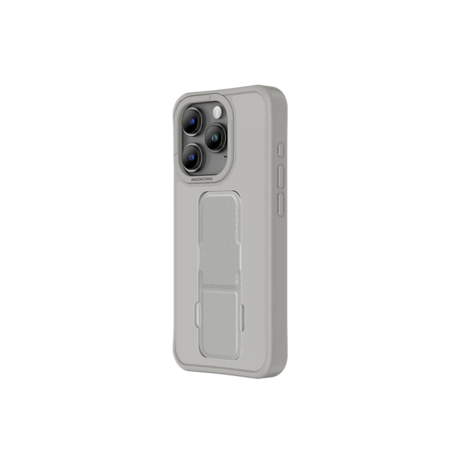 AMAZINGTHING iPhone 15 Pro Matte Pro Mag Case, Gray