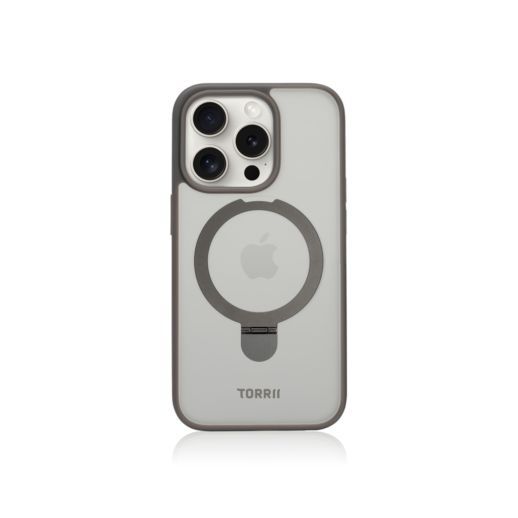 Torri iPhone 15 Pro Torero Kickstand + MagSafe, Gray