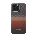 Pitaka iPhone 16 Pro Tactile Woven, Sunset