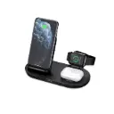 Aukey Aircore Series 3-in- 1 Wireless Charging Station - Black