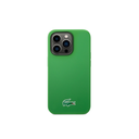 Lacoste iPhone 15 Pro MagSafe Croc Logo, Green