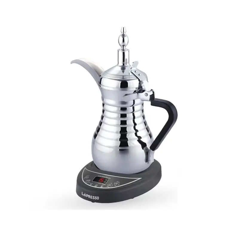 LePresso 0.75L Electrical Arabic Coffee Maker 800W, Silver