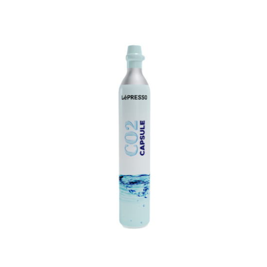 LePresso CO2 Capsule, Silver