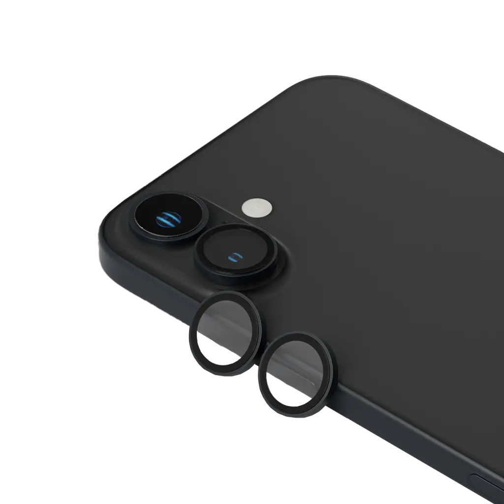 Levelo iPhone 16 |16 Plus Camera protector, Black