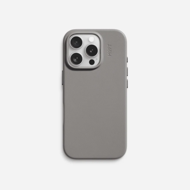 غطاء موفاس آيفون 16 برو من موفت - لون رمادي طاووس