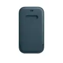 Apple iPhone 12 | 12 Pro Leather Sleeve with MagSafe - Baltic Blue