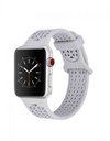 More.Plus Apple Watch 38/40 MM Silicone Sports Strap Light Grey