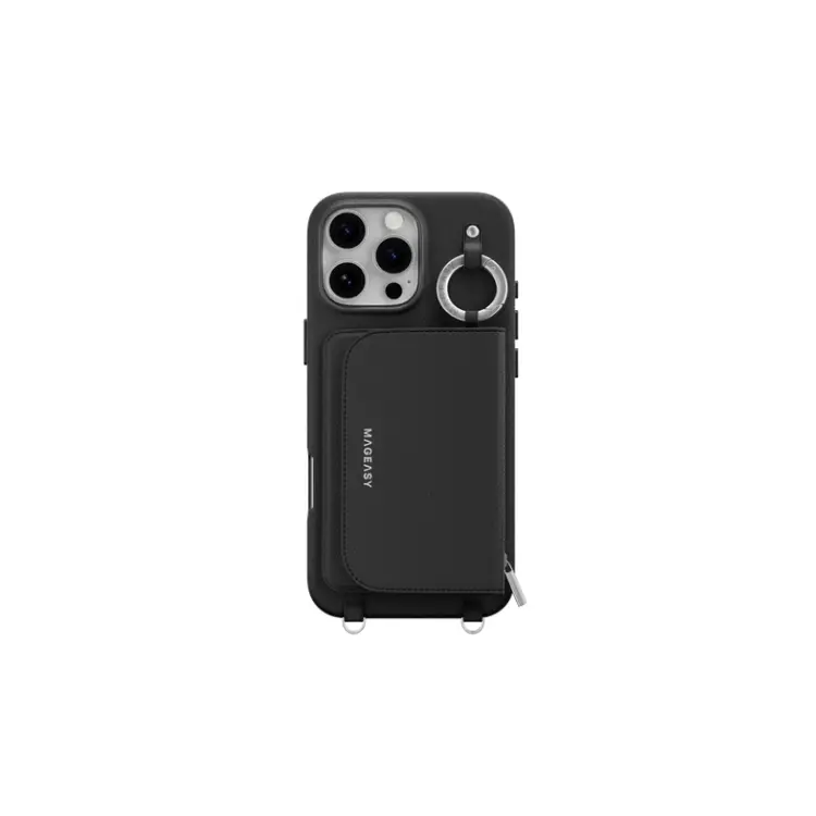 MagEasy Pouch M iPhone 16 Pro, Black